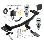 Custom Fit Trailer Hitch Draw-Bar w/ Pin/Clip Wiring Harness (Plug & Play) 1-7/8" and 2" Chrome Ball Security Lock Pin Rubber Hitch Plug Cover Installation Hardware Installation Instructions 06194 36051 118817 63820 63810 580407 2211 Reese Reese Trailer Tow Hitch For 20-24 Lincoln Aviator Deluxe Package Wiring 2" and 1-7/8" Ball and Lock