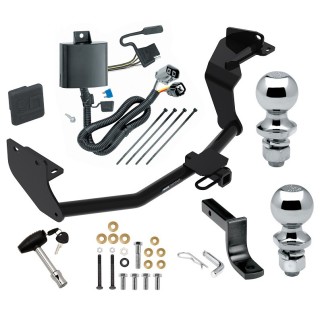 Custom Fit Trailer Hitch Draw-Bar w/ Pin/Clip Wiring Harness (Plug & Play) 1-7/8" and 2" Chrome Ball Security Lock Pin Rubber Hitch Plug Cover Installation Hardware Installation Instructions 06196 36071 118269 63820 63810 580407 2211 Reese Reese Trailer Tow Hitch For 16-20 KIA Sorento w/ V6 Engine Deluxe Package Wiring 2" and 1-7/8" Ball and Lock