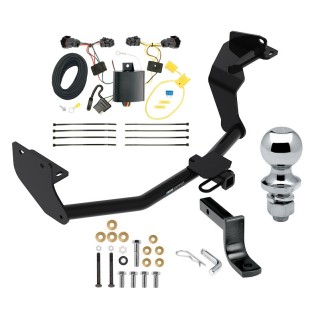 Reese Trailer Tow Hitch For 16-20 KIA Sorento w/ I4 Engine Complete Package w/ Wiring Kit and 1-7/8" Chrome Ball