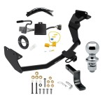Custom Fit Trailer Hitch Draw-Bar w/ Pin/Clip Wiring Harness (Plug & Play) 1-7/8"Chrome Ball Installation Hardware Installation Instructions 06196 36071 118784 63810 Reese Trailer Tow Hitch 19-20 Hyundai Santa Fe (Except XL Models) Complete Packa Reese Trailer Tow Hitch For 19-20 Hyundai Santa Fe (Except XL Models) Complete Package w/ Wiring Draw Bar and 1-7/8" Ball