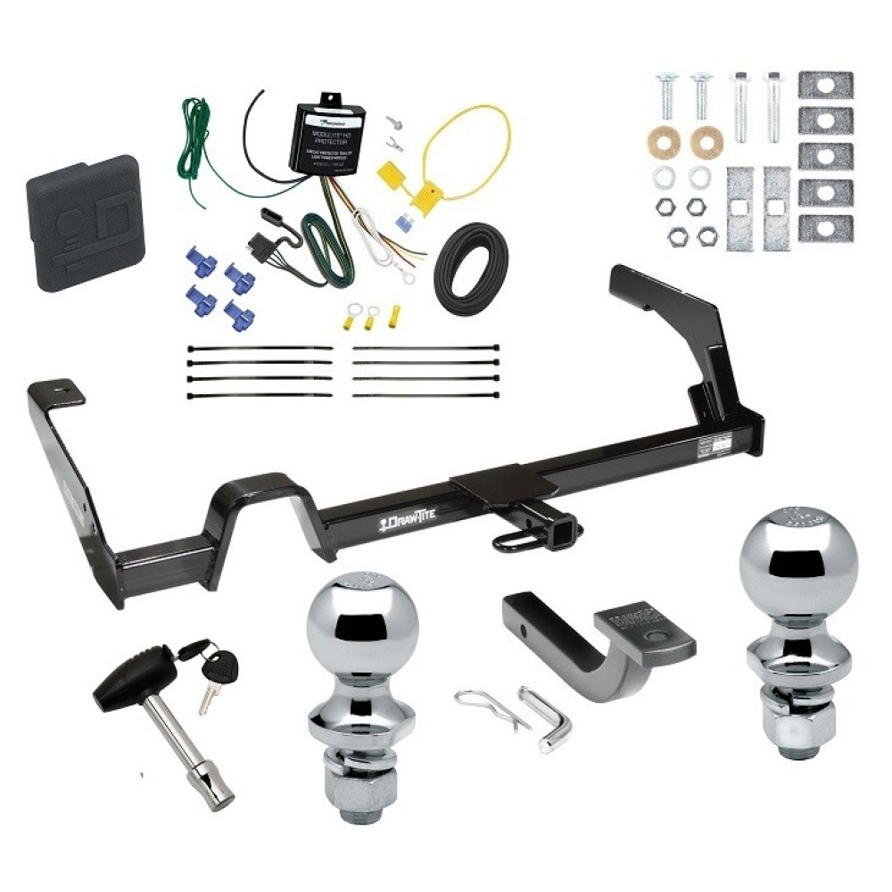 Custom Fit Trailer Hitch Draw-Bar w/ Pin/Clip Wiring Harness (Requires Splicing)1-7/8" and 2" Chrome Ball Security Lock Pin Rubber Hitch Plug Cover Installation Hardware Installation Instructions 06287 36061 119148 63820 63810 580407 2211 Reese Reese Trailer Tow Hitch For 00-04 Subaru Outback Legacy Deluxe Package Wiring 2" and 1-7/8" Ball and Lock