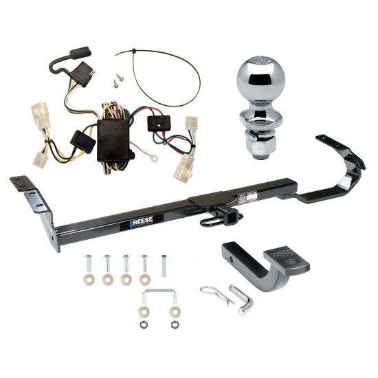 Custom Fit Trailer Hitch Draw-Bar w/ Pin/Clip Wiring Harness (Plug & Play) 2" Chrome Ball Installation Hardware Installation Instructions 06326 36061 118308 63820 Reese Trailer Tow Hitch 02-06 Toyota Camry 4 Dr. Sedan Complete Package Wiring Dra Reese Trailer Tow Hitch For 02-06 Toyota Camry 4 Dr. Sedan Complete Package w/ Wiring Draw Bar Kit and 2" Ball