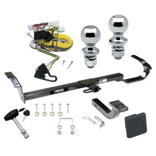 Custom Fit Trailer Hitch Draw-Bar w/ Pin/Clip Wiring Harness (Plug & Play) 1-7/8" and 2" Chrome Ball Security Lock Pin Rubber Hitch Plug Cover Installation Hardware Installation Instructions 06326 36061 118358 63820 63810 580407 2211 Reese T Reese Trailer Tow Hitch For 97-01 Toyota Camry 4 Dr. Sedan Deluxe Package Wiring 2" and 1-7/8" Ball and Lock