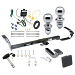 Custom Fit Trailer Hitch Draw-Bar w/ Pin/Clip Wiring Harness (Requires Splicing)1-7/8" and 2" Chrome Ball Security Lock Pin Rubber Hitch Plug Cover Installation Hardware Installation Instructions 06326 36061 119148 63820 63810 580407 2211 Reese Reese Trailer Tow Hitch For 97-06 Lexus ES300 ES330 4 Dr. 92-96 Toyota Camry Deluxe Package Wiring 2" and 1-7/8" Ball and Lock
