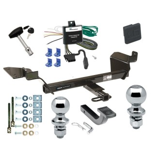 Custom Fit Trailer Hitch Draw-Bar w/ Pin/Clip Wiring Harness (Requires Splicing)1-7/8" and 2" Chrome Ball Security Lock Pin Rubber Hitch Plug Cover Installation Hardware Installation Instructions 06384 36061 119178 63820 63810 580407 2211 Reese Reese Trailer Tow Hitch For 97-05 Buick Century 05-09 Allure 98-02 Oldsmobile Intrigue Deluxe Package Wiring 2" and 1-7/8" Ball and Lock