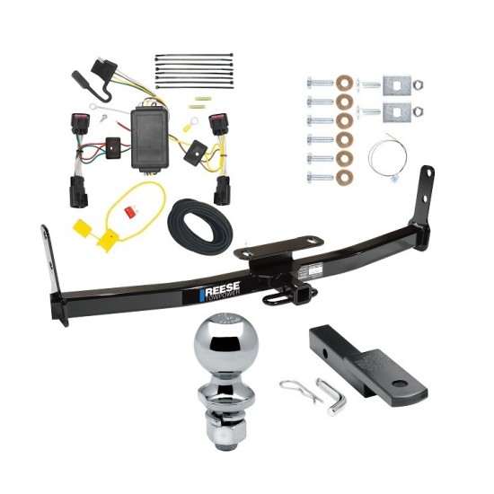 Custom Fit Trailer Hitch Draw-Bar w/ Pin/Clip Wiring Harness (Plug & Play) 2" Chrome Ball Installation Hardware Installation Instructions 06391 36051 118494 63820 Reese Trailer Tow Hitch 10-17 Chevrolet Equinox GMC Terrain Complete Package Wirin Reese Trailer Tow Hitch For 10-17 Chevrolet Equinox GMC Terrain Complete Package w/ Wiring Draw Bar Kit and 2" Ball