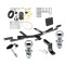 Custom Fit Trailer Hitch Draw-Bar w/ Pin/Clip Wiring Harness (Plug & Play) 1-7/8" and 2" Chrome Ball Security Lock Pin Rubber Hitch Plug Cover Installation Hardware Installation Instructions 06397 36071 118488 63820 63810 580407 2211 Reese T Reese Trailer Tow Hitch For 07-12 Lexus ES350 Deluxe Package Wiring 2" and 1-7/8" Ball and Lock