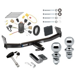 Reese Trailer Tow Hitch For 07-10 Jeep Compass 07 Patriot Deluxe Package Wiring 2" and 1-7/8" Ball and Lock Reese Trailer Tow Hitch For 07-10 Jeep Compass 07 Patriot Deluxe Package Wiring 2" and 1-7/8" Ball and Lock