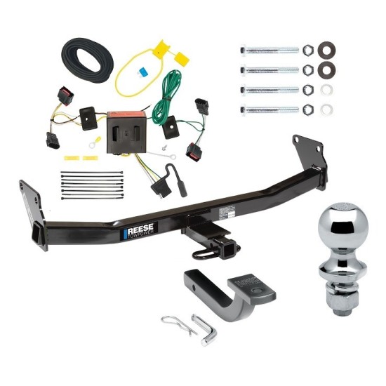 Custom Fit Trailer Hitch Draw-Bar w/ Pin/Clip Wiring Harness (Plug & Play) 1-7/8" Chrome Ball Installation Hardware Installation Instructions 06428 36061 118552 63810 Reese Trailer Tow Hitch 08-17 Jeep Patriot Complete Package Wiring Draw Bar and Reese Trailer Tow Hitch For 08-17 Jeep Patriot Complete Package w/ Wiring Draw Bar and 1-7/8" Ball