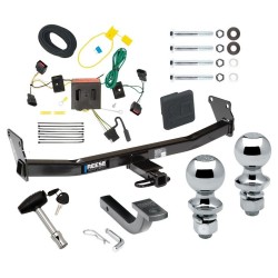 Reese Trailer Tow Hitch For 08-17 Jeep Patriot Deluxe Package Wiring 2" and 1-7/8" Ball and Lock Reese Trailer Tow Hitch For 08-17 Jeep Patriot Deluxe Package Wiring 2" and 1-7/8" Ball and Lock