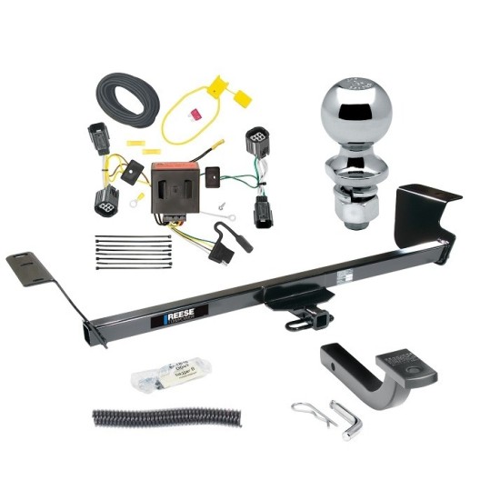 Custom Fit Trailer Hitch Draw-Bar w/ Pin/Clip Wiring Harness (Plug & Play) 2" Chrome Ball Installation Hardware Installation Instructions 06550 36061 118552 63820 Reese Trailer Tow Hitch 08-10 Chrysler Town & Country Dodge Grand Caravan Comp Reese Trailer Tow Hitch For 08-10 Chrysler Town & Country Dodge Grand Caravan Complete Package w/ Wiring Draw Bar Kit and 2" Ball