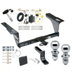 Custom Fit Trailer Hitch Draw-Bar w/ Pin/Clip Wiring Harness (Plug & Play)1-7/8" and 2" Chrome Ball Security Lock Pin Rubber Hitch Plug Cover Installation Hardware Installation Instructions 06669 36071 118671 63820 63810 580407 2211 Reese Tr Reese Trailer Tow Hitch For 15-19 Subaru Legacy Sedan Deluxe Package Wiring 2" and 1-7/8" Ball and Lock