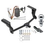 Reese Trailer Tow Hitch For 16-23 Subaru Crosstrek Except Hybrid Complete Package w/ Wiring Draw Bar and 2" Ball