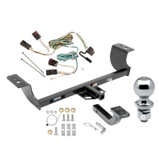 Reese Trailer Tow Hitch For 05-07 Chrysler 300 08-14 Dodge Challenger 06-10 Charger Class 2 Complete Package w/ Wiring Draw Bar Kit and 2" Ball