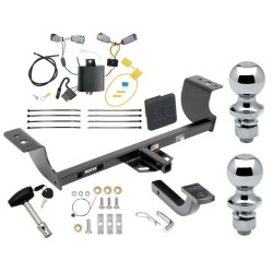 Reese Trailer Tow Hitch For 15-23 Chrysler 300 Deluxe Package Wiring 2" and 1-7/8" Ball and Lock