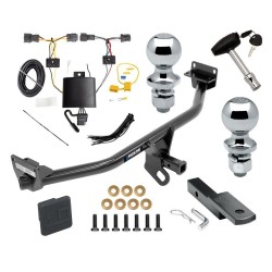 Reese Trailer Tow Hitch For 19-21 Hyundai Tucson Except Night Edition Deluxe Package Wiring 2" and 1-7/8" Ball and Lock