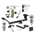 Custom Fit Trailer Hitch Draw-Bar w/ Pin/Clip Wiring Harness (Plug & Play) 1-7/8" and 2" Chrome Ball Security Lock Pin Rubber Hitch Plug Cover Installation Hardware Installation Instructions 06976 36063 118419 63820 63810 580407 2211 Reese T Reese Trailer Tow Hitch For 06-09 Buick Lucerne Except Super & Special Edition Deluxe Package Wiring 2" and 1-7/8" Ball and Lock