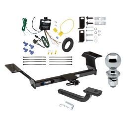 Reese Trailer Tow Hitch For 00-05 Buick LeSabre Pontiac Bonneville 01-03 Oldsmobile Aurora Complete Package w/ Wiring Draw Bar Kit and 2" Ball