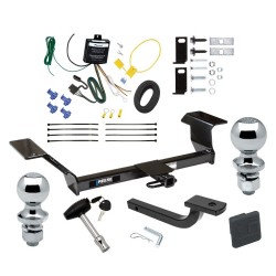Reese Trailer Tow Hitch For 00-05 Buick LeSabre Pontiac Bonneville 01-03 Oldsmobile Aurora Deluxe Package Wiring 2" and 1-7/8" Ball and Lock