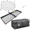 Reese 20"x60" Hitch Cargo Carrier with Rainproof Bag, Net, and J-Pin for 2" Hitch