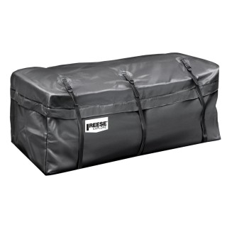 Reese Explore 20"x60" Steel Hitch Mount Carrier with Waterproof Storage Bundle Reese 20"x60" Hitch Cargo Carrier with Rainproof Bag, Net, and J-Pin for 2" Hitch