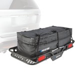 Reese 48x32 Trailer Cargo Carrier Kit with Expandable Bag and Bungee Net Reese 48x32 Hitch Cargo Carrier with Expandable Bag and Net, Fits 2" Receiver