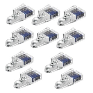 Fulton 10x 2K Fas-Lok Straight Trailer Couplers for 3" Channel with 1-7/8" Ball Zinc