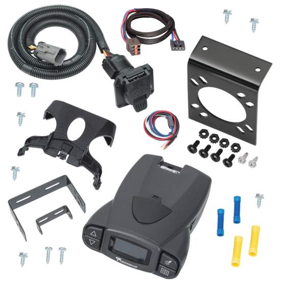 For 1999-2001 Ford F-250 Super Duty 7-Way RV Wiring kit by: Tekonsha For 1999-2001 Ford F-250 Super Duty 7-Way RV Wiring + Tekonsha Prodigy P3 Brake Control + Plug & Play BC Adapter (For w/Factory 4-Flat Models) By Tekonsha