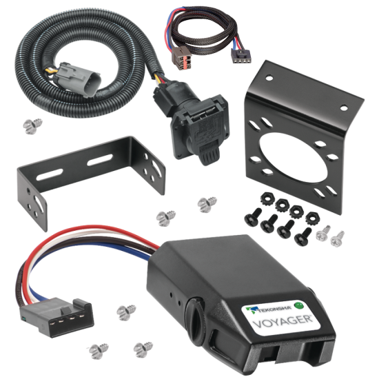 For 1999-2000 Ford F-350 Super Duty 7-Way RV Wiring kit by: Tekonsha For 1999-2000 Ford F-350 Super Duty 7-Way RV Wiring + Tekonsha Voyager Brake Control + Plug & Play BC Adapter (For w/Factory 4-Flat Models) By Tekonsha