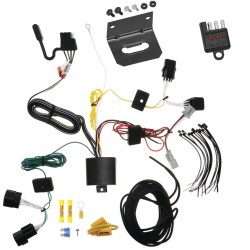 Trailer Wiring and Bracket w/ Light Tester For 22-23 Hyundai Kona Plug & Play 4-Flat Harness