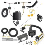 Trailer Hitch 7 Way RV Wiring Kit For 2023 2024 Hyundai Palisade Plug & Play Prong Pin Brake Control Ready