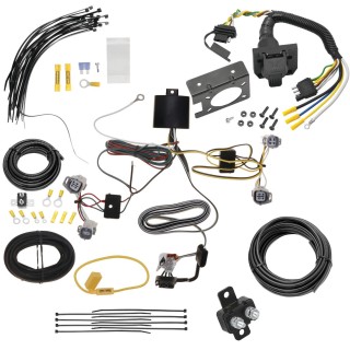 Trailer Hitch 7 Way RV Wiring Kit For 22-24 Toyota Corolla Cross w/LED Taillights Plug Prong Pin Brake Control Ready Trailer Hitch 7 Way RV Wiring Kit For 22-24 Toyota Corolla Cross w/LED Taillights Plug Prong Pin Brake Control Ready