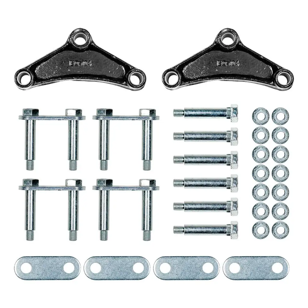 Lippert 3,500 lb Tandem Axle Suspension Kit – 21" (1,000 lb) Leaf Springs & Hardware Lippert Tandem Axle Suspension Kit for 3,500 lb Axles with 21 Inch (1,000 lb) Leaf Springs, Standard Equalizer, Complete Hanger & Hardware