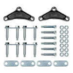 Lippert 3,500 lb Tandem Axle Suspension Kit – 21" (1,000 lb) Leaf Springs & Hardware Lippert Tandem Axle Suspension Kit for 3,500 lb Axles with 21 Inch (1,000 lb) Leaf Springs, Standard Equalizer, Complete Hanger & Hardware
