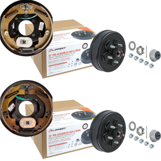Lippert 3,500-lb 10x2.25 Electric Brake Hub Pair with 5 on 4.5 Bolt Pattern