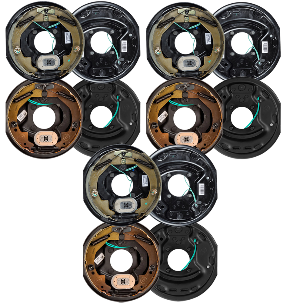 Lippert 6-Pack 10 x 2.25 Electric Trailer Brake Assemblies for 3,500 lb Axles