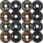 Lippert 8-Pack 10 x 2.25 Electric Trailer Brake Assemblies for 3,500 lb Quad Axles
