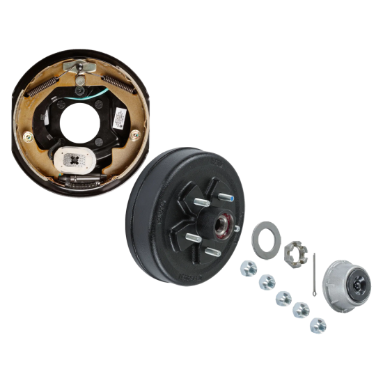 Lippert 3,500-lb Electric Brake & Hub Kit – 10" x 2.25", 5 on 4.5" (Left) Lippert 3,500-lb Electric Brake & Hub Kit, 10 x 2.25, 5 on 4.5 Pattern (Left)