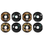 Lippert 4-Pack (2-Pair) 3,500 LB 10" x 2.25" Self-Adjusting Trailer Brake Assemblies Left+Right Tandem Axle – Fits Dexter, Alko, Lippert, Rockwell & Quality Axles – 1-Year Warranty