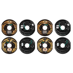 Lippert 4-Pack (2-Pair) 3,500 LB 10" x 2.25" Self-Adjusting Trailer Brake Assemblies Left+Right Tandem Axle – Fits Dexter, Alko, Lippert, Rockwell & Quality Axles – 1-Year Warranty