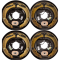 Lippert 12 inch Tandem Electric Brake Assemblies with 12 inch 8‑on‑6.5 Hub‑Only Drums for 7K Trailer Axle Dexter Alko Compatible
