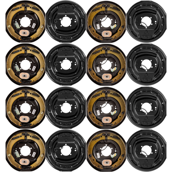 Lippert 8-Pack (4-Pair) 12 x 2 Electric Trailer Brake Assemblies for 4K-7K LB Axles