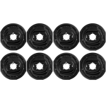 Lippert 7K Quad‑Axle Self‑Adjust Electric Brake Assemblies & 12″ Drum Hubs Bundle, 8‑on‑6.5, 9/16 Studs, Dexter Alko Rockwell Compatible