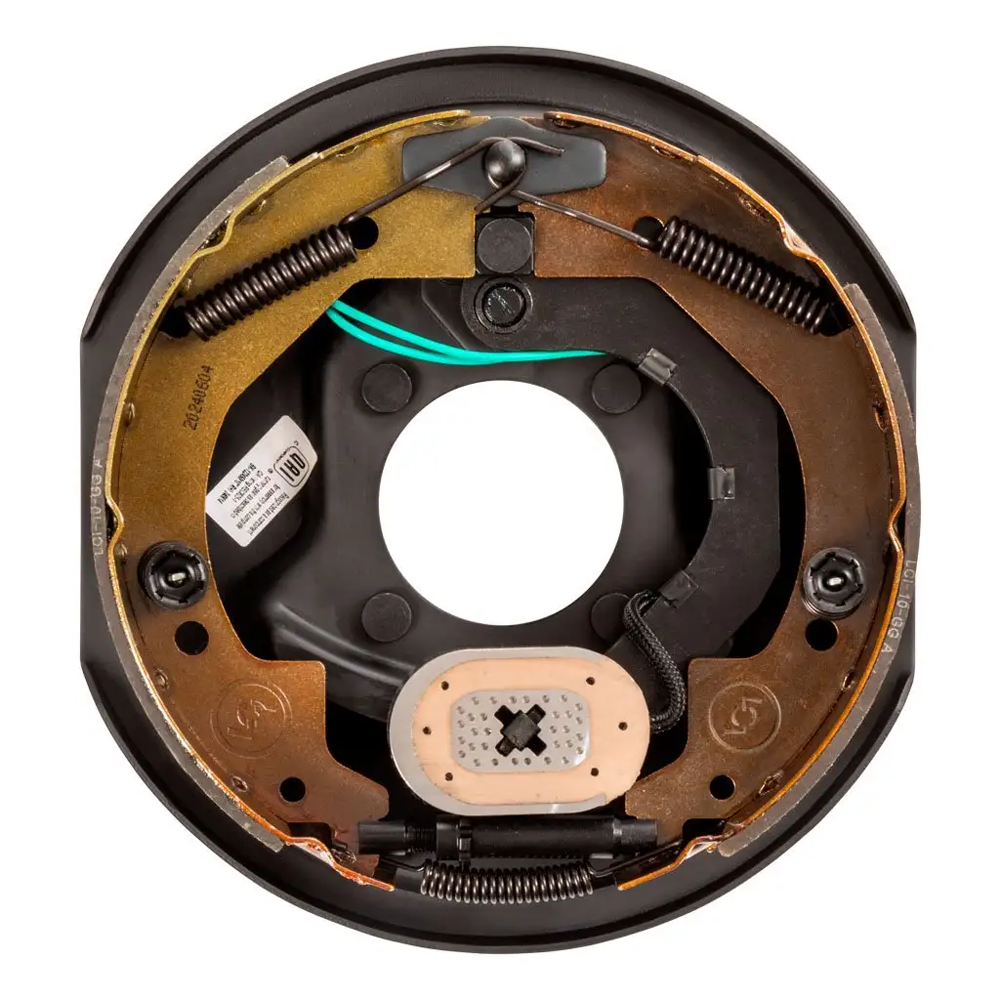 Lippert 3,500-lb 10 x 2.25 Hub & Electric Brake Assembly Right 5 on 4.5 Pattern Lippert 3,500-lb 10 inch x 2.25 inch trailer hub & electric brake assembly