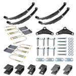 Lippert Tandem Axle Suspension Kit, 3,500 lb, 3″ Tube, 26″ Leaf Springs (1,750 lb), 4-Leaf Design, Standard Equalizer