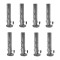 Bulldog BX1 30K Round Gooseneck Coupler 2-5/16, 8" Adjustment, 4" Inner / 4.5" Outer, Bundle of 8