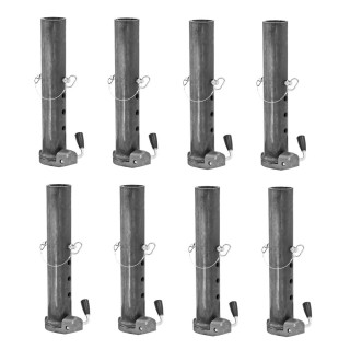 Bulldog 30K BX1 Round Gooseneck Coupler Adjustable Inner Tube Only – Heavy Duty Trailer Hitch