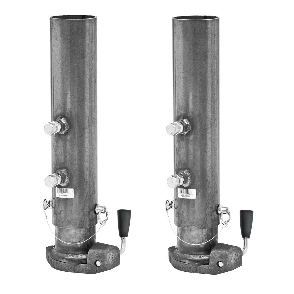 Bulldog BX1 20K Short Gooseneck Trailer Coupler 2-5/16" Ball – Heavy Duty 2 Pack