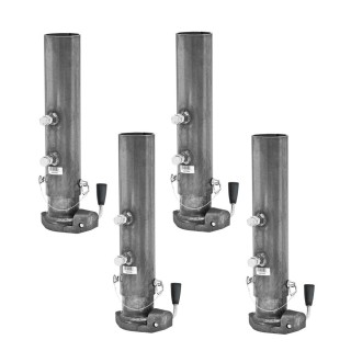 Bulldog BX1 20K Gooseneck Coupler Bundle – 2-5/16" Ball (QTY 4) Bulldog BX1 20K Short Gooseneck Couplers, 2-5/16" Round Tube, Set of 4