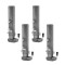 Bulldog BX1 20K Gooseneck Coupler Bundle – 2-5/16" Ball (QTY 4) Bulldog BX1 20K Short Gooseneck Couplers, 2-5/16" Round Tube, Set of 4